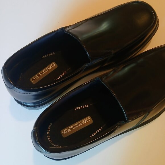 Nunn Bush Men's Black Leather Loafers EUC Size 11M - Picture 4 of 11